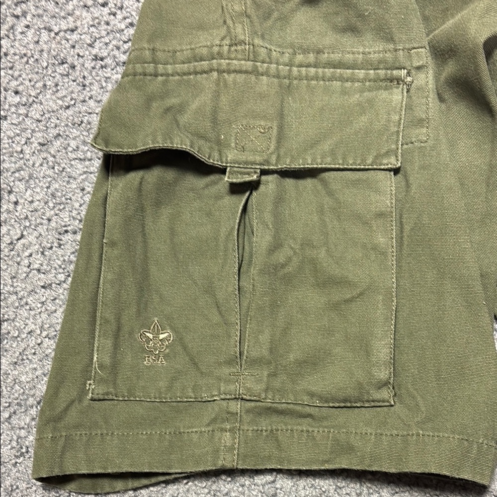 Boy Scouts of America Green Cargo Shorts size 32 - Picture 6 of 7